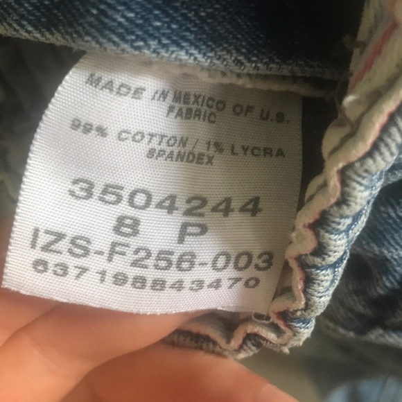 Vintage lee 90’s high rise elastic waist tapered mom jeans. Retro comfy size 8P - Picture 9 of 13